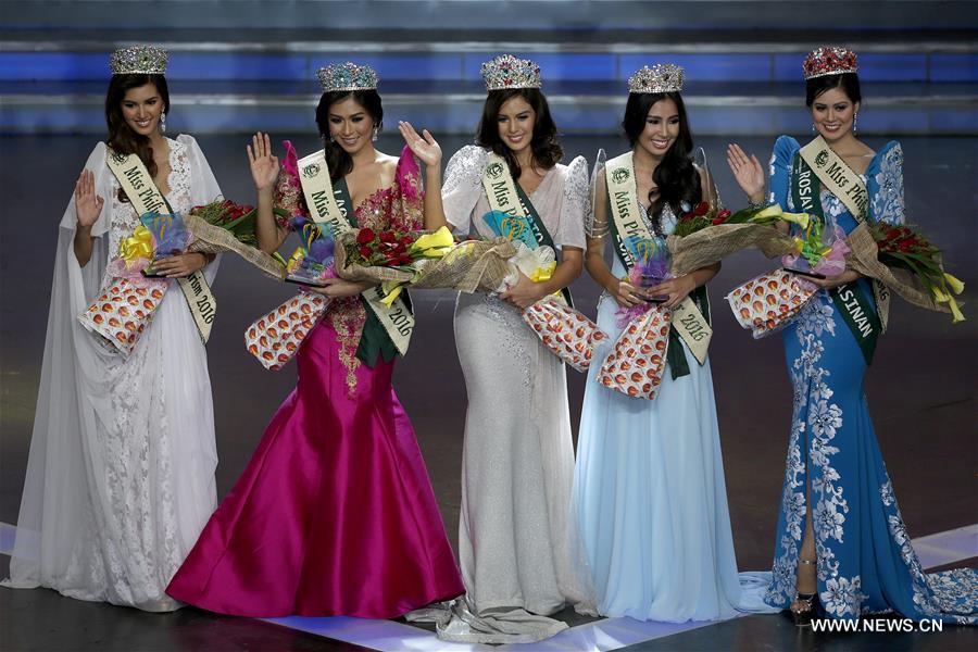 Noite de coroação da Miss Filipinas Earth 2016