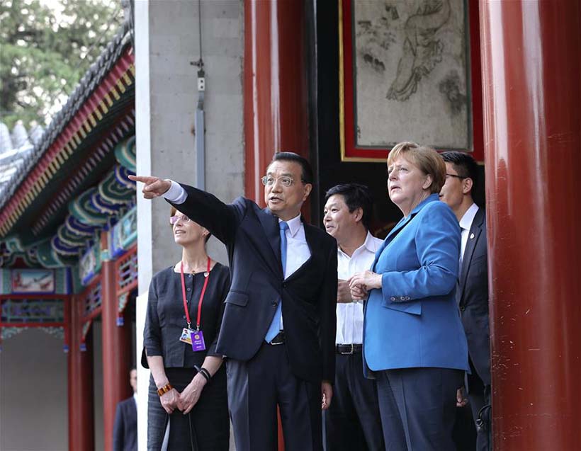Li Keqiang confiante relativamente às relações sino-germânicas
