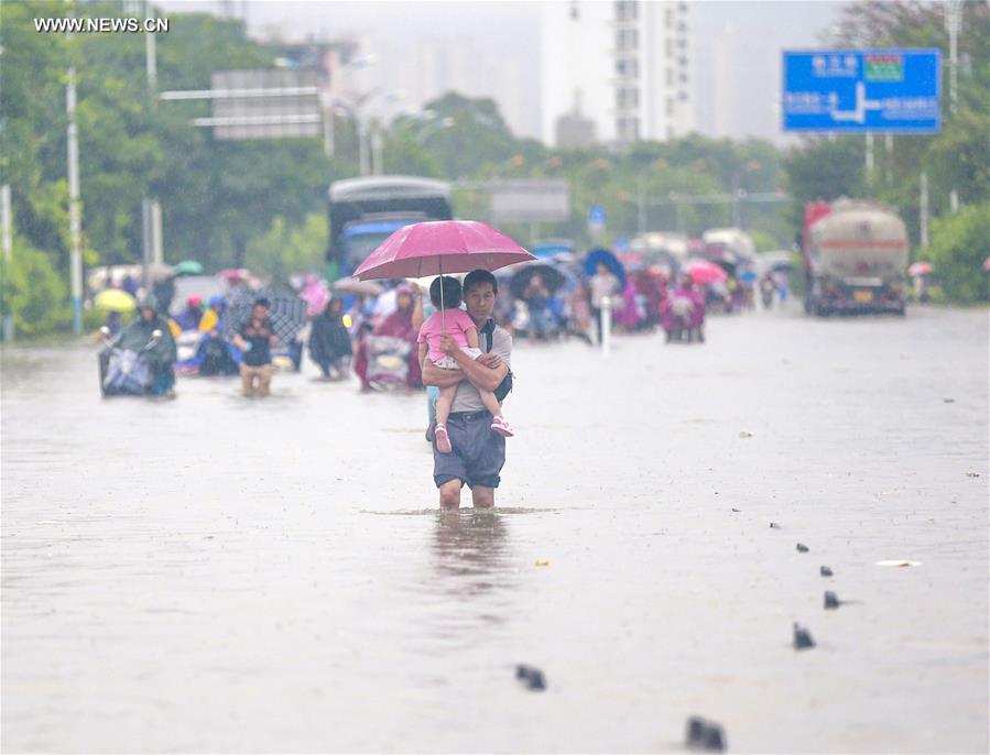 Chuva pesada deixa um morto e outro desaparecido no sul da China
