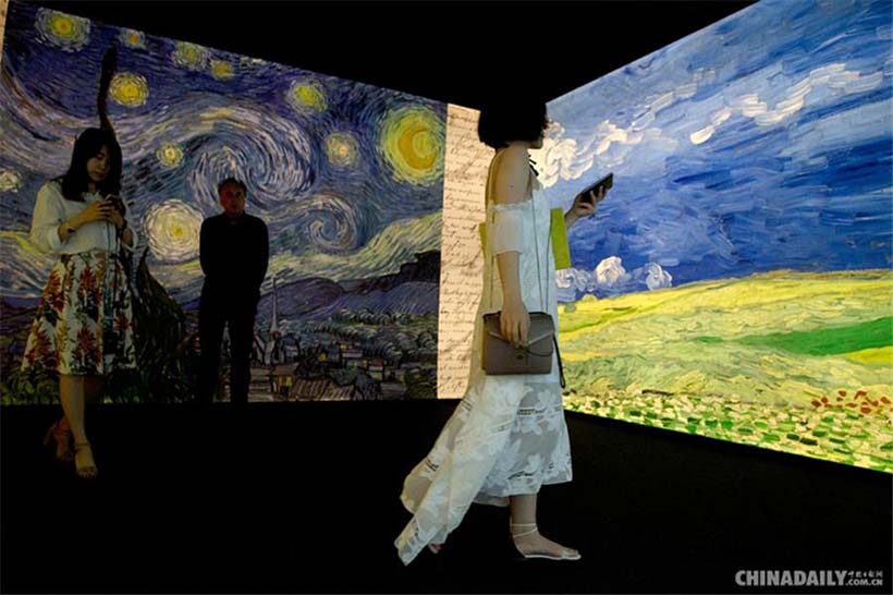 Beijing realiza exibição multimídia das obras de Van Gogh
