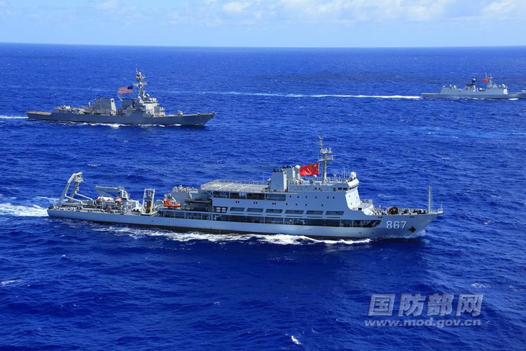 China e EUA realizam exercícios navais nas imediações do Havai