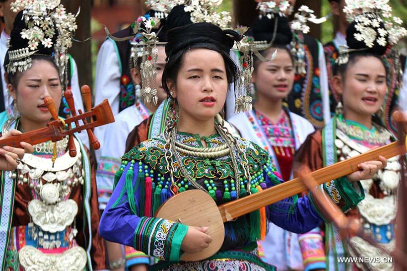 Música folclórica da etnia Dong no sudoeste da China