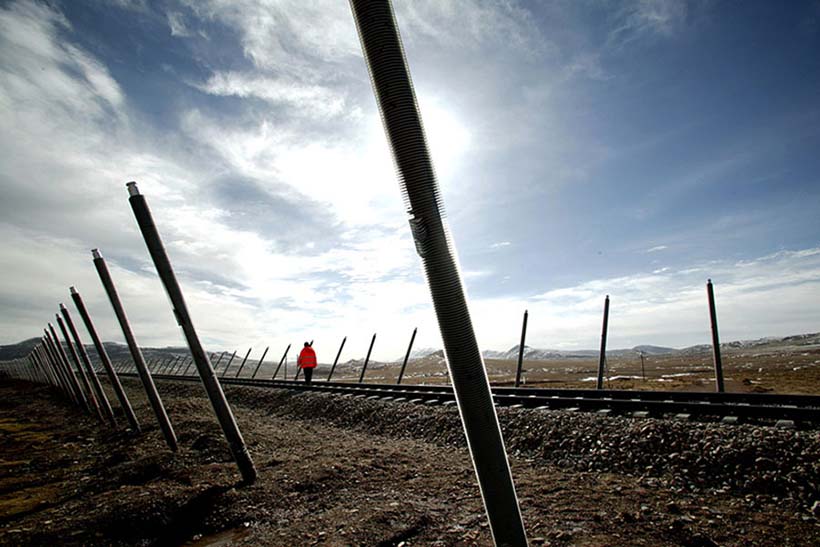 Décimo aniversário da ferrovia na altitude mais alta do mundo