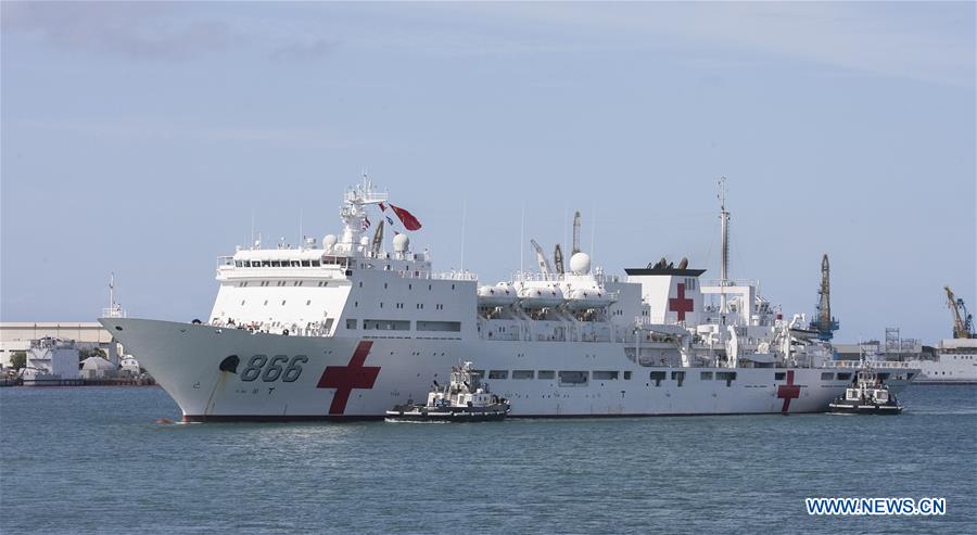 Frota da Marinha chinesa chega ao Havaí para RIMPAC 2016