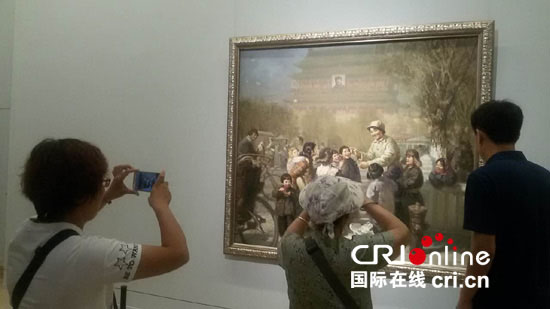 Exibição de obras artísticas é realizada em Beijing para celebrar aniversário do Partido Comunista da China