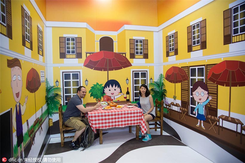 Exposição do 25º aniversário da “Chibi Maruko-chan” realizada em Macau