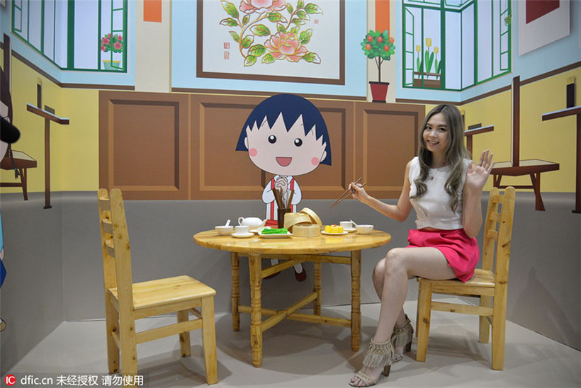 Exposição do 25º aniversário da “Chibi Maruko-chan” realizada em Macau