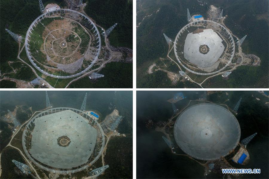 China conclui maior radiotelescópio do mundo