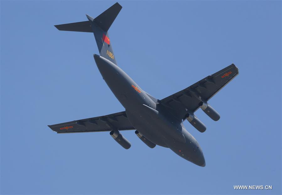 Avião de transporte (Y-20) entra oficialmente ao serviço da Força Aérea Chinesa