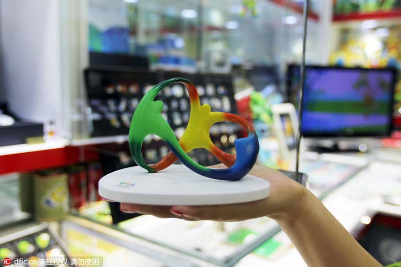 Merchandising dos Jogos Olímpicos do Rio é popular na China