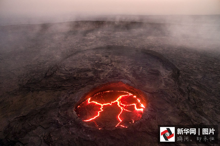 Vulcão Erta Ale da Etiópia entra em erupção