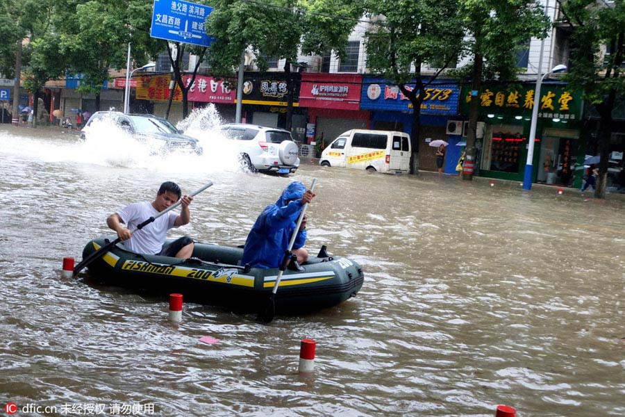 China aumenta nível de alerta para tempestade