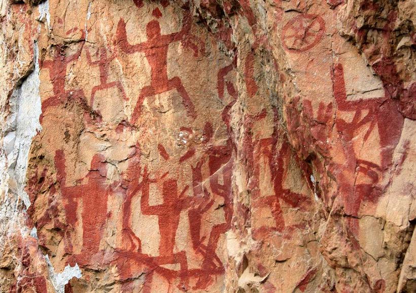 Pinturas rupestres em Guangxi são incluídas na Lista de Patrimônio Mundial da UNESCO