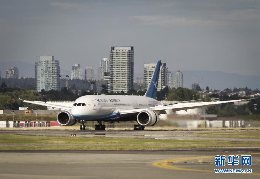 Inaugurado primeiro voo direto entre província no sudeste chinês e Vancouver