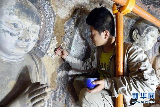 Grutas budistas será restaurada no noroeste da China