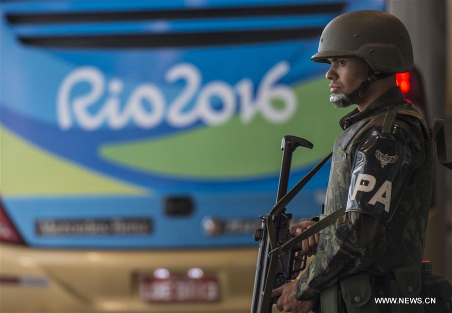 Brasil reforça a segurança durante a Rio 2016