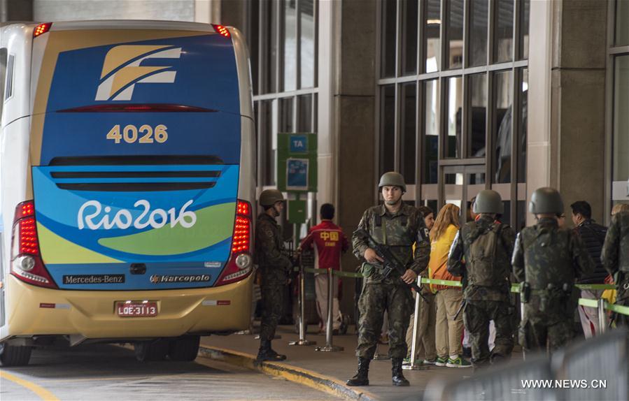 Brasil reforça a segurança durante a Rio 2016