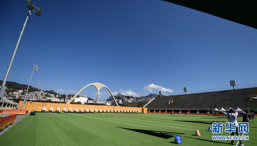 Sambódromo no Rio se transforma em estádio olímpico