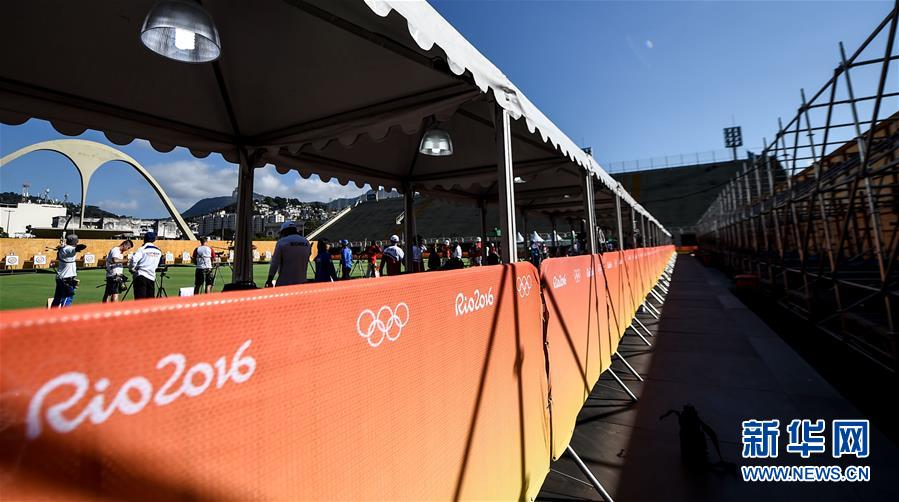 Sambódromo no Rio se transforma em estádio olímpico