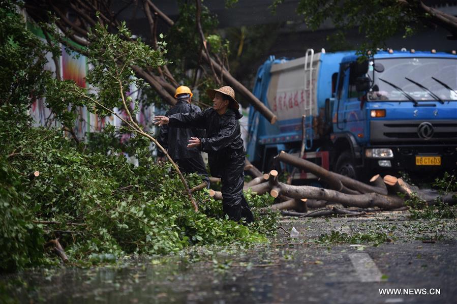 Tufão Nida continua a afetar sul da China