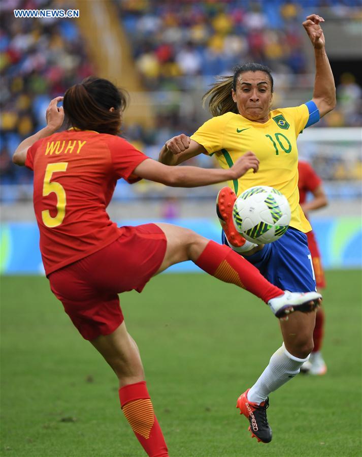 Futebol feminino: Seleção brasileira vence China por 3-0