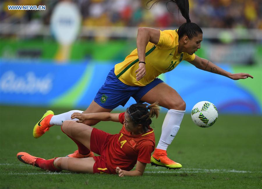 Futebol feminino: Seleção brasileira vence China por 3-0