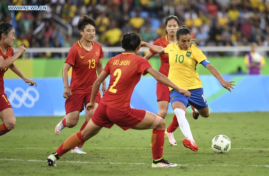 Futebol feminino: Seleção brasileira vence China por 3-0