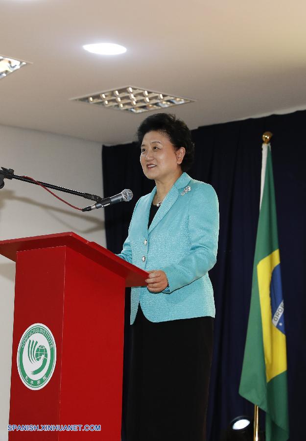 Vice-primeira-ministra da China pede que alunos dos Institutos Confúcio no Brasil promovam os laços bilaterais