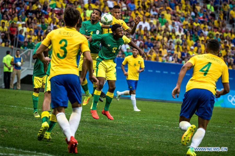 Grupo A das Olimpíadas: Brasil empata com África do Sul em 0 a 0 