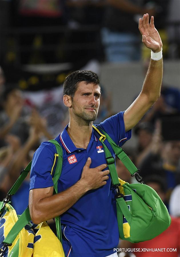 Djokovic eliminado por Del Potro na primeira rodada do torneio de simples de tênis no Rio 2016