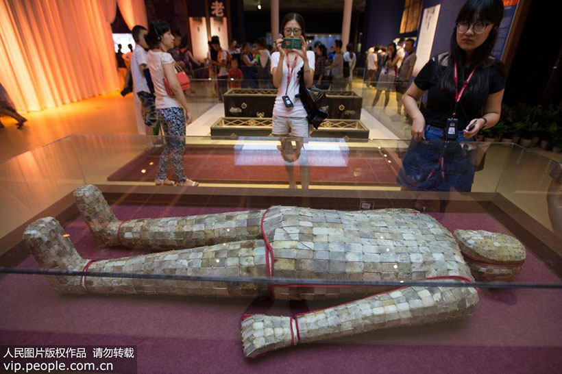 Antiga civilização egípcia e dinastia Han da China em exposição em Nanjing