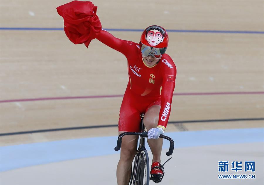 Dupla chinesa ganha ouro e estabelece recorde no ciclismo de pista