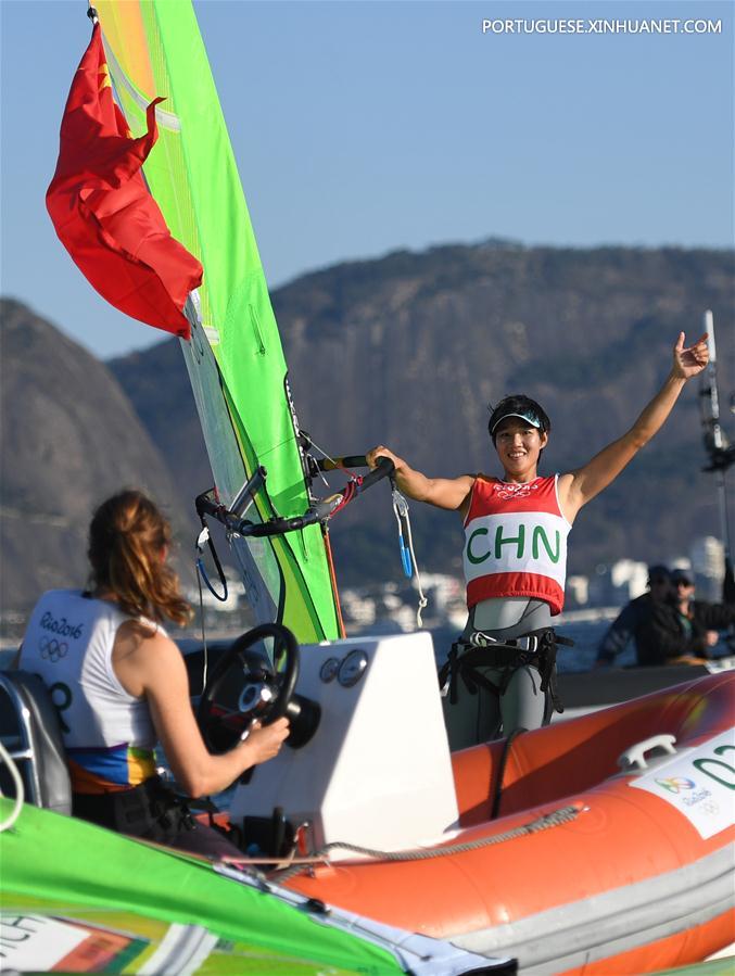 Rio 2016: Chinesa Chen Peina conquista prata na prancha a vela