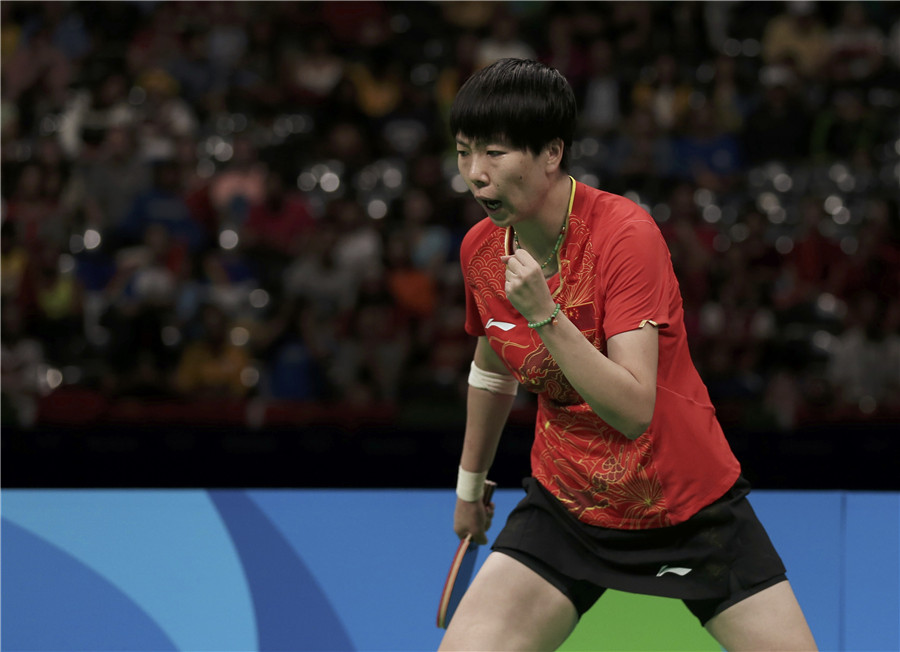 Rio 2016: Equipe feminina chinesa de tênis de mesa conquista o ouro