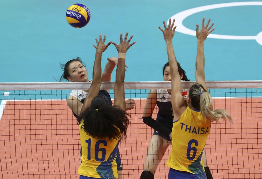 Olimpíadas: China bate Brasil nas quartas de final do voleibol feminino
