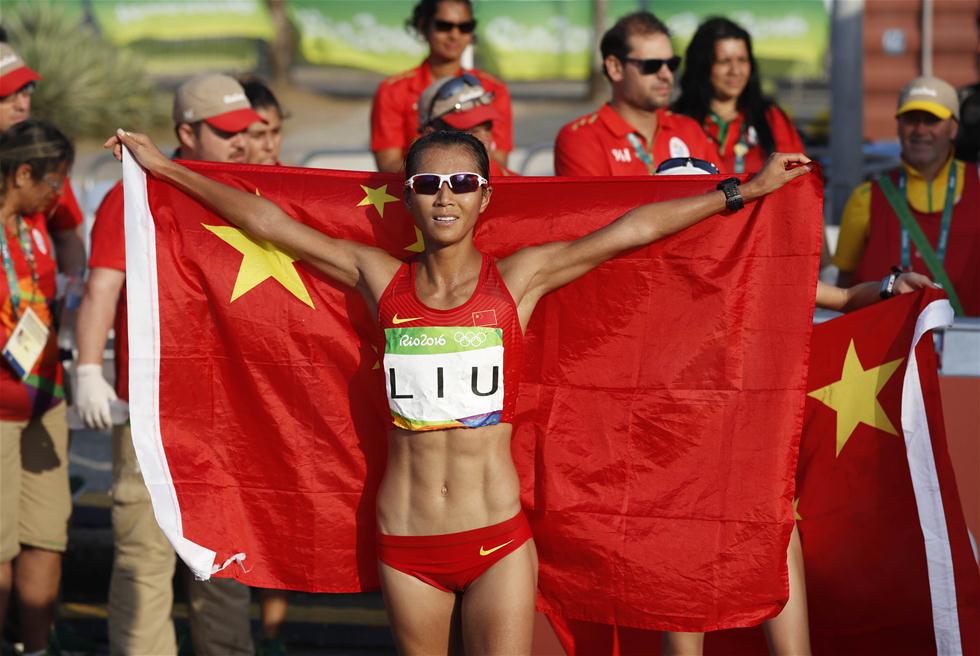 Rio 2016: Liu Hong conquista a medalha de ouro na marcha atlética feminina