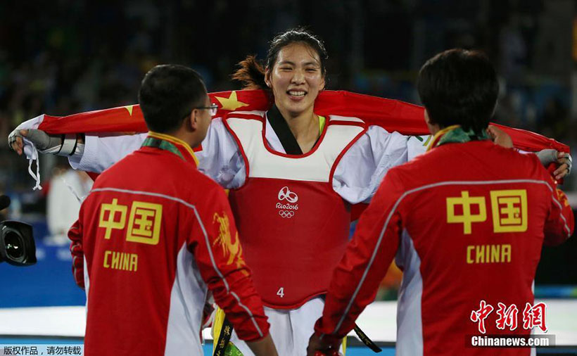 Rio 2016: Chinesa leva o ouro na categoria acima de 67 kg do taekwondo