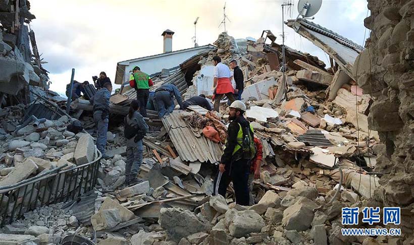 Forte terremoto atinge centro da Itália