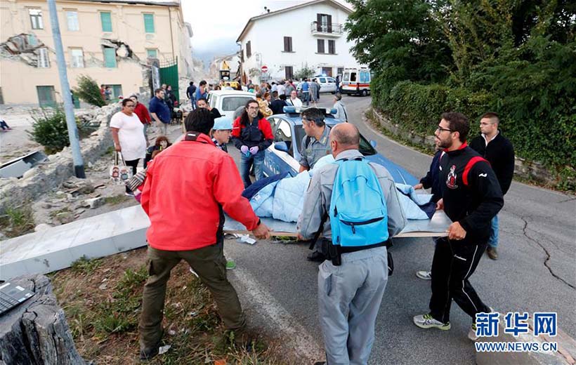 Forte terremoto atinge centro da Itália