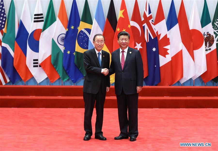Presidente chinês profere discurso na cerimônia inaugural da Cúpula do G20