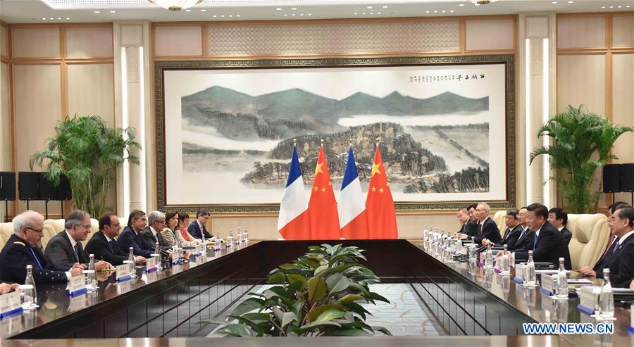 França, importante parceira estratégica da China, segundo Xi Jinping