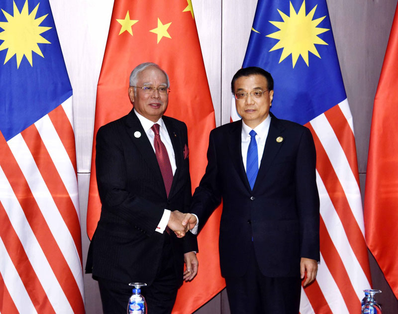 Premiê: China espera impulsar laços e cooperação com Malásia