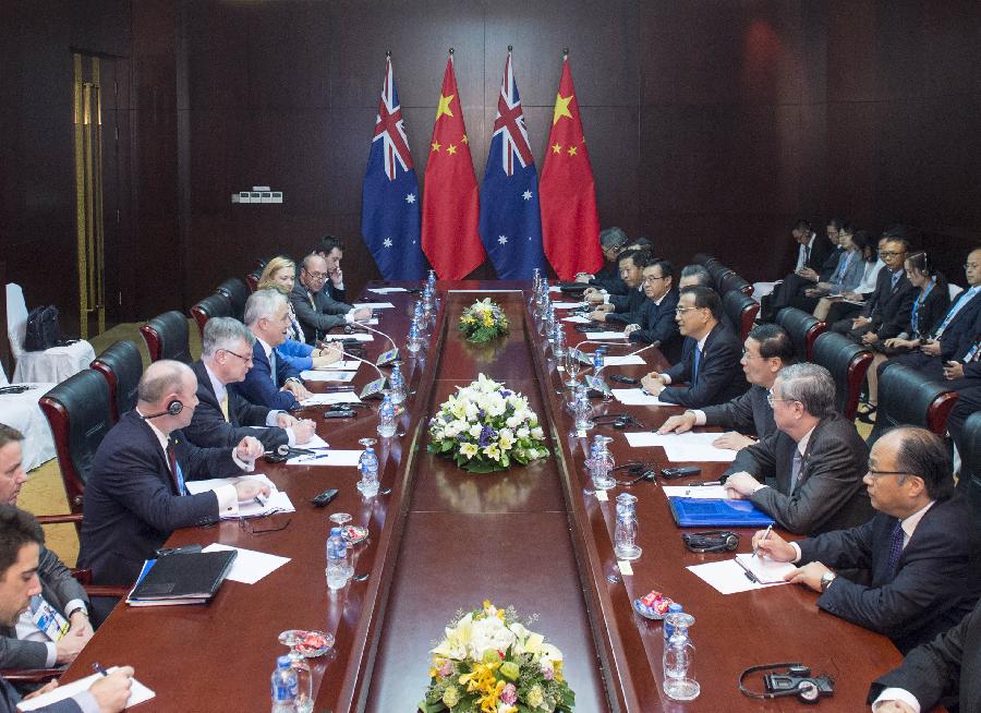 Premiê chinês quer apoio australiano para expansão de consenso entre Beijing e ASEAN