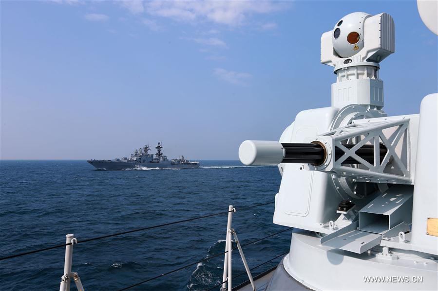 Exercício naval conjunto China-Rússia tem lugar no Mar do Sul da China