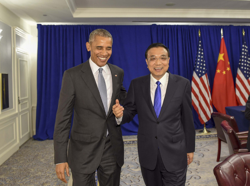Primeiro-ministro chinês se reúne com presidente dos EUA em Nova York