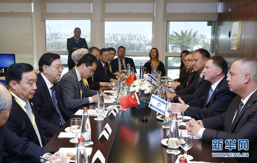 Líderes chinês e israelenses prometem intensificar cooperação bilateral