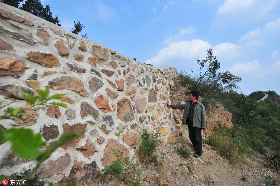 Restauração polêmica com recurso a argamassa em trecho da Grande Muralha se torna viral na internet