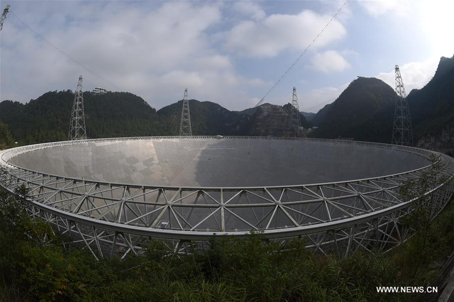 Maior radiotelescópio de abertura única do mundo entra em operação na China