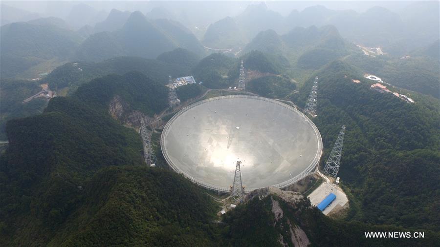 Maior radiotelescópio de abertura única do mundo entra em operação na China