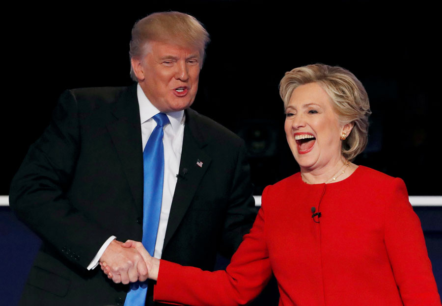Política externa, economia e tensões raciais: A colisão entre Trump e Clinton no primeiro debate presidencial